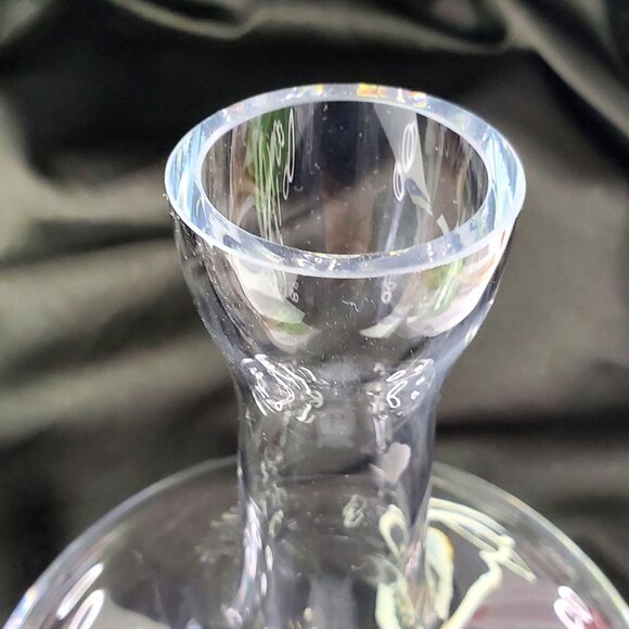 Peterson Ravenscroft Crystal Wine Decanter With Peterson Monogram Logo - Picture 10 of 13